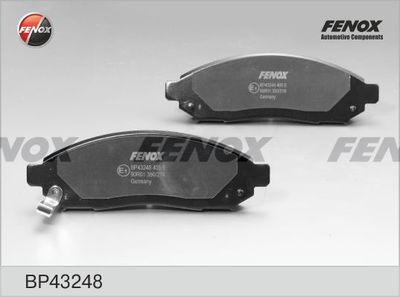 Колодки тормозные передние FENOX BP43248