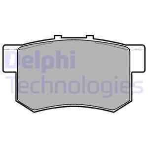 Колодки тормозные дисковые задние DELPHI LP948