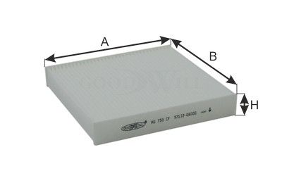 Фильтр салона AMD AMDFC813