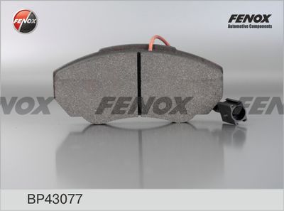 Колодки тормозные дисковые FENOX BP43077