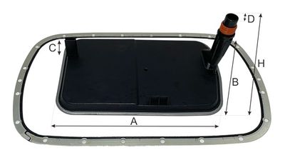 Фильтр АКПП с прокладкой GOODWILL ATG003