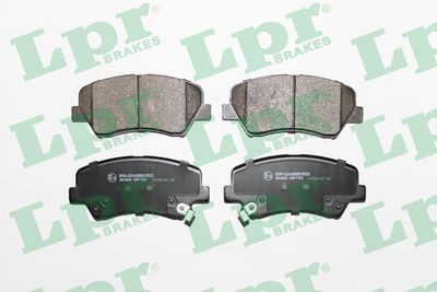 Колодки тормозные дисковые LPR 05P1753