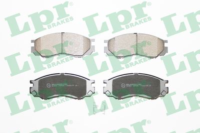 Колодки тормозные дисковые LPR 05P686