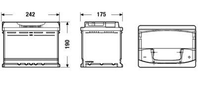 Аккумулятор EXIDE EA640