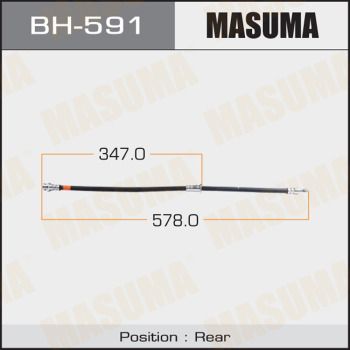 Шланг тормозной Masuma BH591