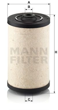 Фильтр топливный MANN-FILTER BFU900X
