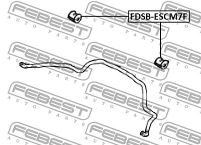 Втулка стабилизатора передней подвески ТОЧКА ОПОРЫ 15013578