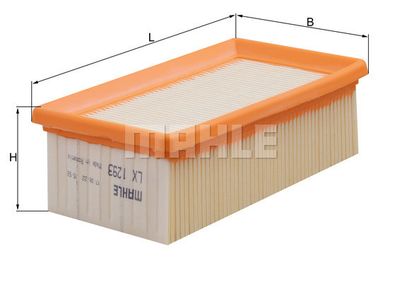 Фильтр воздушный для мотоцикла MAHLE LX1293