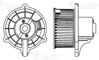 Вентилятор отопителя LUZAR LFH0803