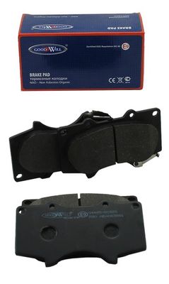Колодки тормозные передние Mando MPT25