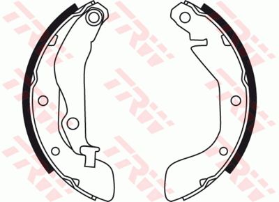 Колодки тормозные барабанные TRW GS8760