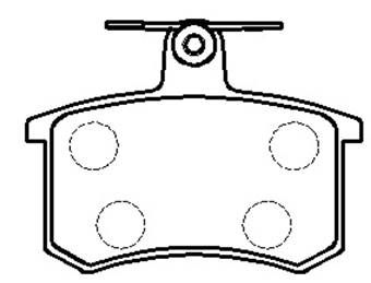 Колодки тормозные дисковые HSB HP9326
