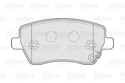 Колодки тормозные передние VALEO 301641