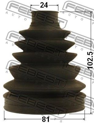 Пыльник ШРУС наружный комплект FEBEST 0117PACU35R