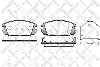 Колодки тормозные дисковые SANGSIN GP1182
