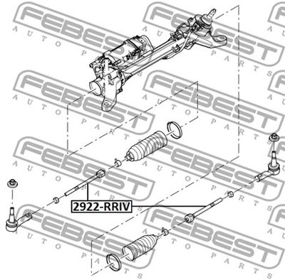 Тяга рулевая FEBEST 2922RRIV