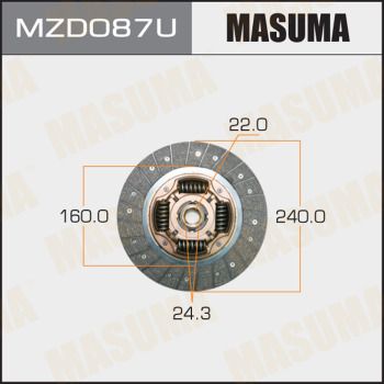 Диск сцепления Masuma MZD087U