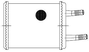 Радиатор отопителя LUZAR LRH0305