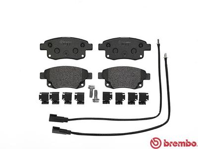 Колодки тормозные дисковые задние BREMBO P24066