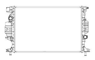 Радиатор охлаждения LUZAR LRC1042