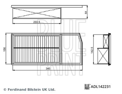 Фильтр воздушный BM FA3060