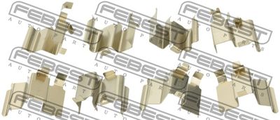 Комплект монтажный тормозных колодок FEBEST 0103UZJ100R