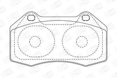 Колодки тормозные передние AYWIparts AW1810677