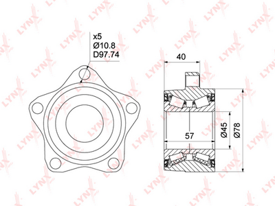 Ступица передняя в сборе PILENGA HBP6525