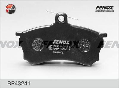 Колодки тормозные дисковые FENOX BP43241