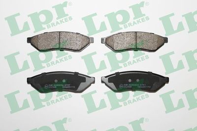 Колодки тормозные задние LPR 05P1198