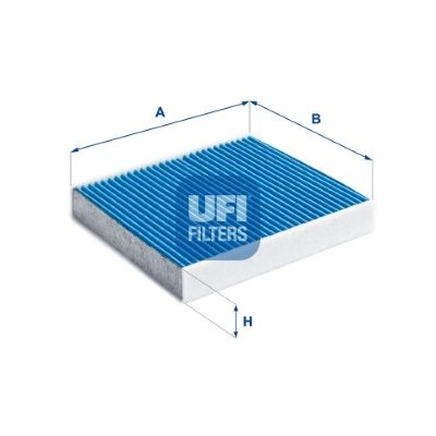 Фильтр салона антибактериальный UFI 3415800