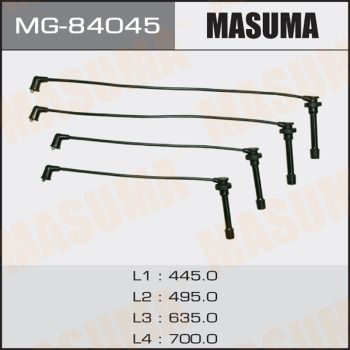 Комплект проводов высоковольтных Masuma MG84045