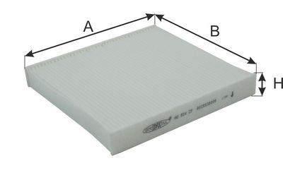 Фильтр салонный угольный антибактериальный GEELY 8025530000