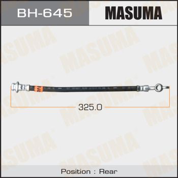 Шланг тормозной задний Masuma BH645