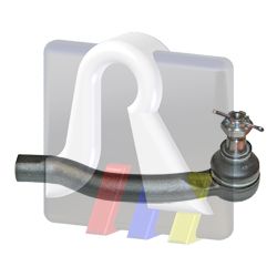 Наконечник тяги рулевой правый RTS 91023941