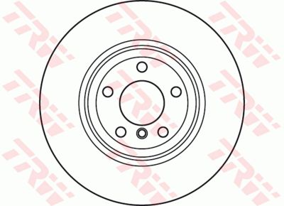 Диск тормозной задний TRW DF6070S