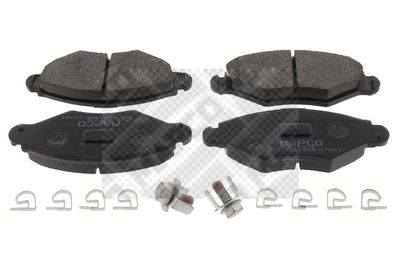 Колодки тормозные дисковые комплект MAPCO 6516