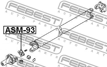 Крестовина карданного вала MITSUBISHI 3405A057