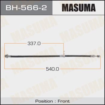 Шланг тормозной передний левый Masuma BH5662