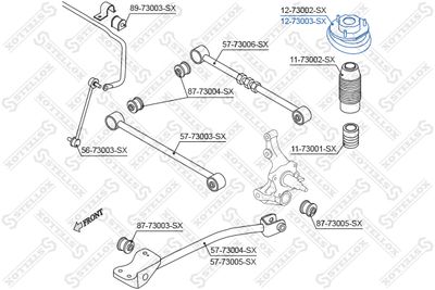 Опора амортизатора GENERAL MOTORS 96243959