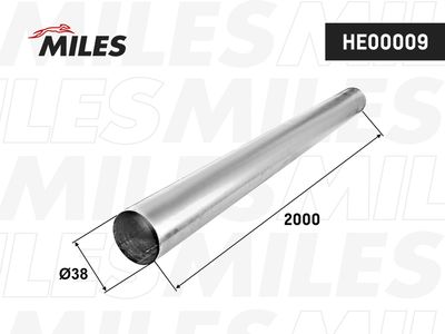 Труба глушителя прямая TRIALLI EMC0139