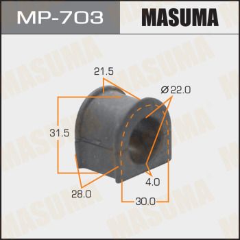 Втулка стабилизатора переднего Masuma MP703