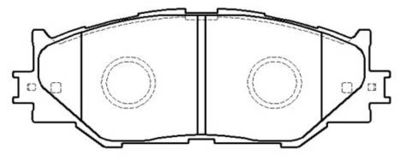 Колодки тормозные дисковые передние HSB HP8221