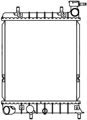 Радиатор охлаждения LUZAR LRC0804