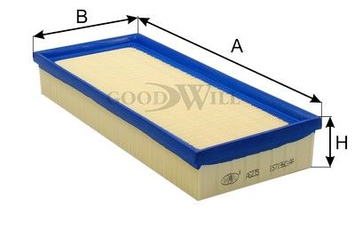 Фильтр воздушный BIG FILTER GB9780