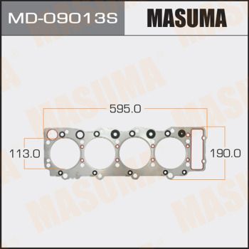 Прокладка ГБЦ Masuma MD09013S