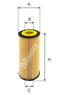 Фильтр масляный M-Filter TE4008