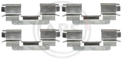 Комплект монтажный тормозных колодок Master Kit 77AA070