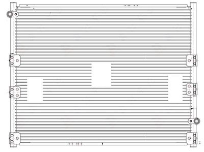 Радиатор кондиционера LUZAR LRAC1981