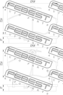 Колодки CTR CKKH19